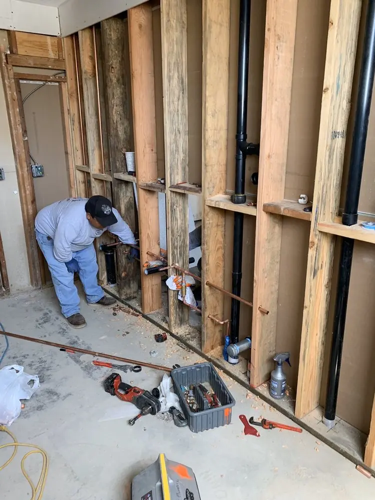 Commercial rough-in plumbing for Gas Line Repair in Hillcrest Farm